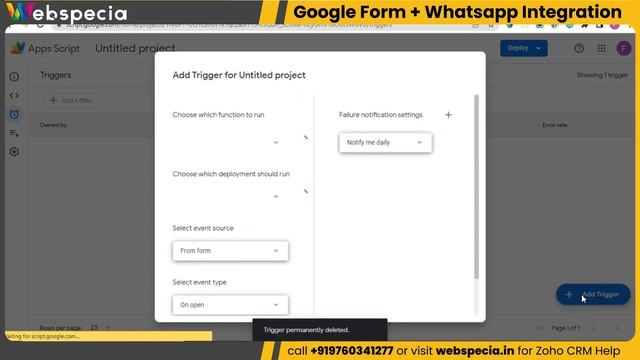 How to Automate WhatsApp Messages on Google Form Submissions using App Script and WhatsApp API смотреть онлайн