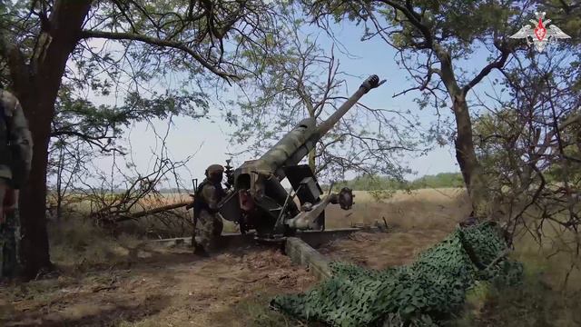 Боевая работа расчета Д-30 ГрВ Днепр