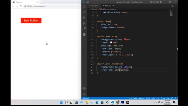 Hover Effect complete showcase Html and CSS | Byte Builder смотреть онлайн