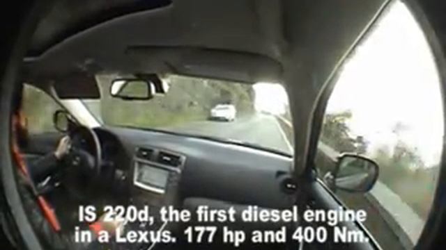 Lexus IS250 and 220d test drive in Italy 2005 смотреть онлайн