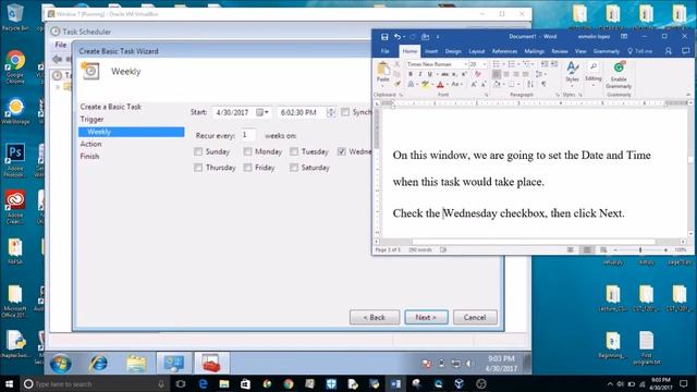 Schedule Task Using GUI in Windows 7 смотреть онлайн