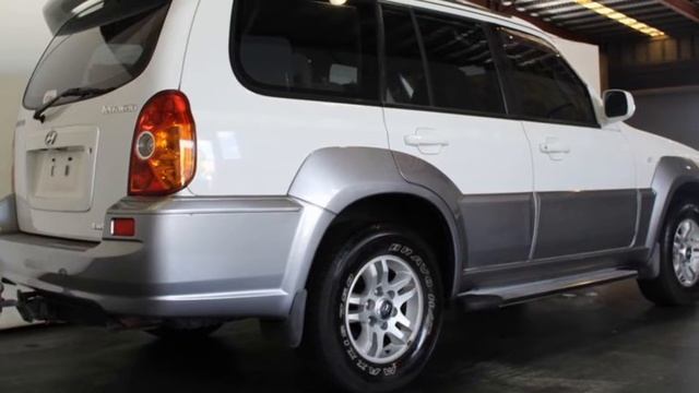 2004 Hyundai Terracan White 4 Speed Automatic Wagon смотреть онлайн