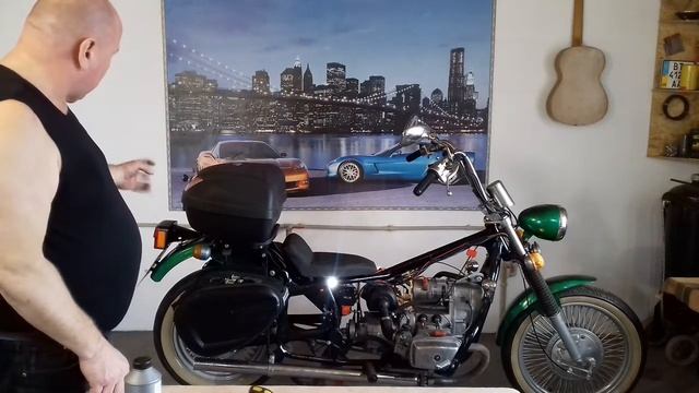 Быстрый способ избавления от ржавчины в баке мотоцикла. смотреть онлайн