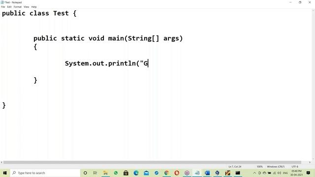 CORE JAVA tutorials || Demo - 5 || by Mr. Nageswar Rao On 30-04-2021 @5PM IST смотреть онлайн