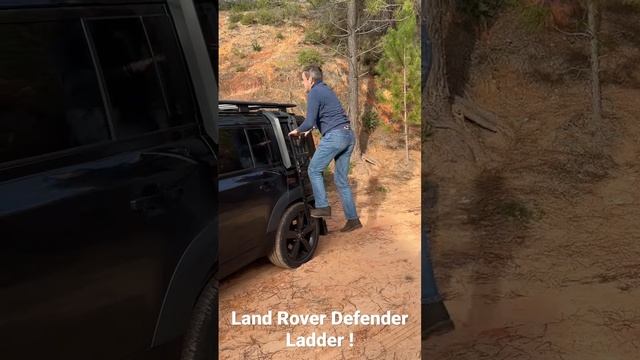 How to use a Defender side ladder ? #landrover #landroverdefender110 #defender110 смотреть онлайн