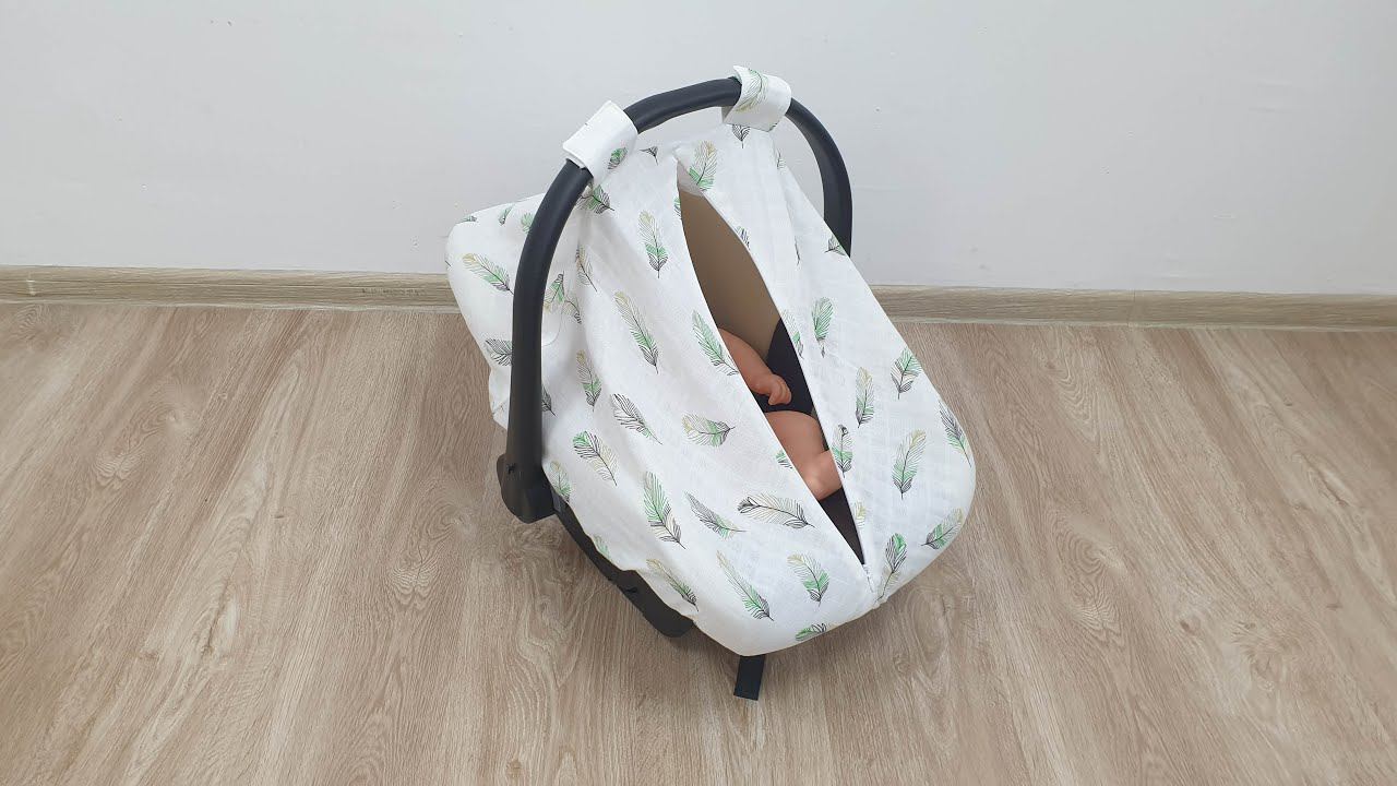 Как сшить летний чехол / накидка на автокресло своими руками. +выкройка смотреть онлайн