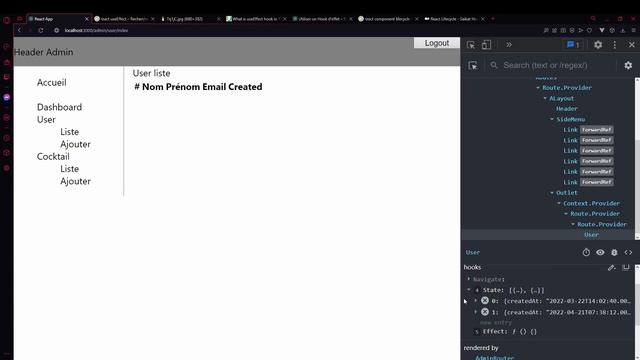 REACTJS 18 JWT 25/? - Affichage de la liste des users смотреть онлайн