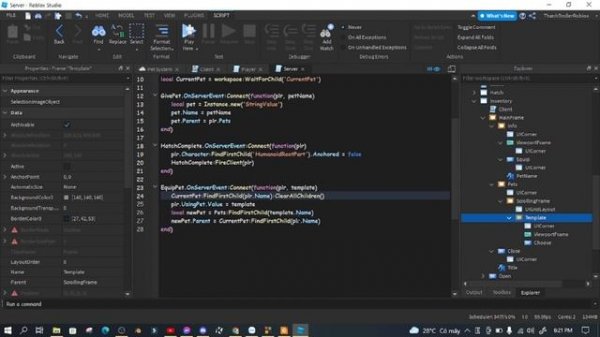 How to make Pet System in Roblox Studio | Equip Pet