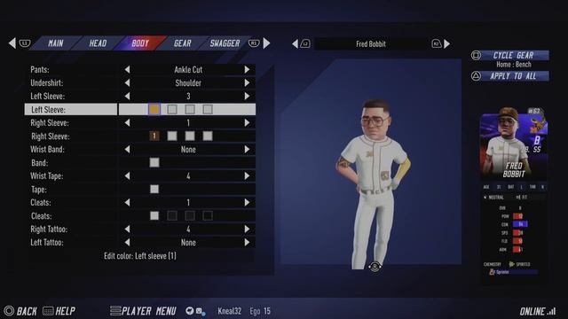 Super Mega Baseball 4 Create a player / edit player options смотреть онлайн