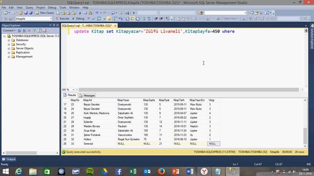 SQL Ders 19 DML Genel Tekrar / 2 смотреть онлайн