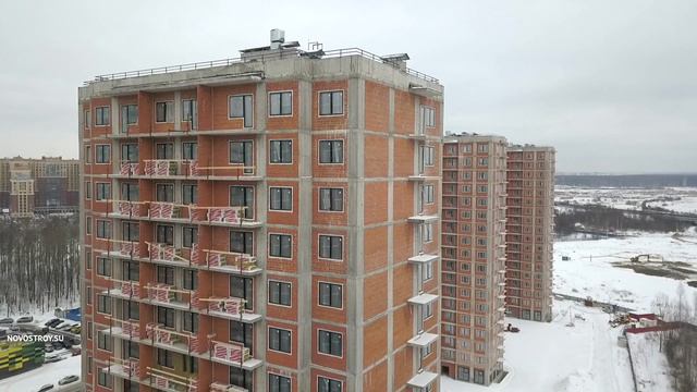 Аэросъемка ЖК «Гольфстрим» от 24 марта 2018 года смотреть онлайн