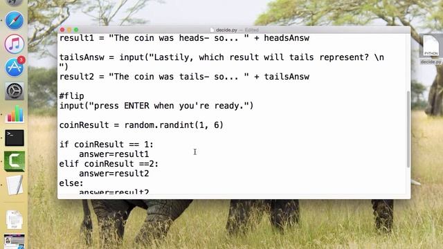 Python3: Coin Flip part 2 & Other Randoms смотреть онлайн