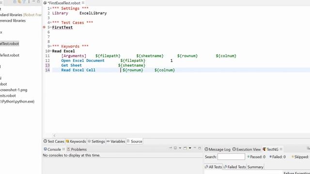 How to use ExcelLibrary to read Excel Data in Robot Framework смотреть онлайн