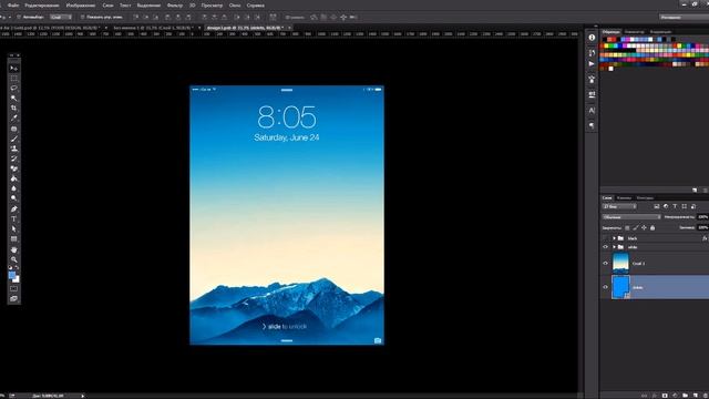 iPad Air 2 Mock up смотреть онлайн