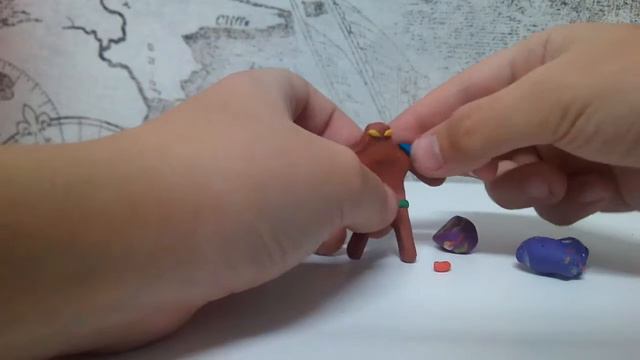 Скалолаз из пластилина