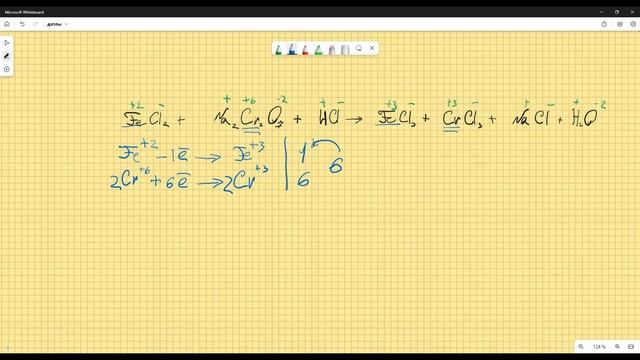 FeCl2+Na2Cr2O7+HCl=FeCl3+CrCl3+NaCl+H2O смотреть онлайн