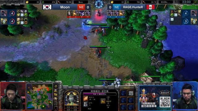 Moon (NE) vs Hunter (NE) WarCraft Gold League Summer 2019 (Miker) смотреть онлайн
