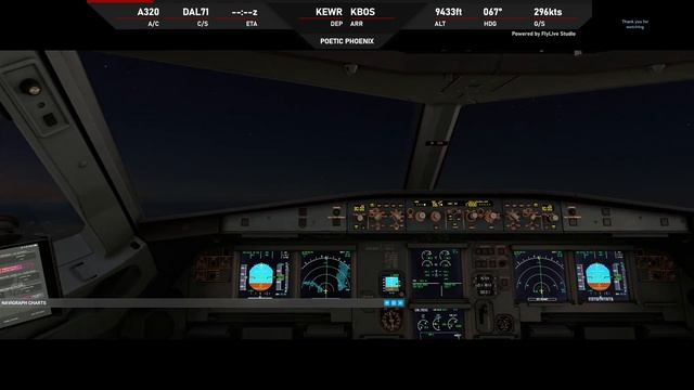KEWR KBOS - Newark to Boston/ FENIX A320/Full VATSIM/NVIDIA 3080Ti/536.23 driver смотреть онлайн