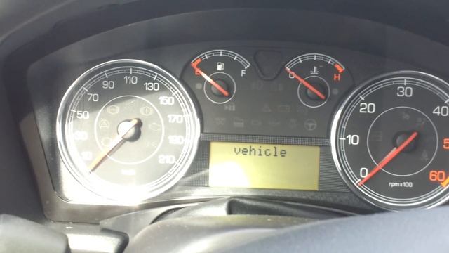 Fiat Croma Check Vehicle Protection System