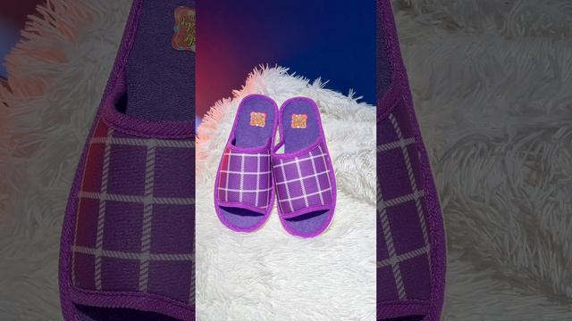 Открытые тапочки для дома смотреть онлайн