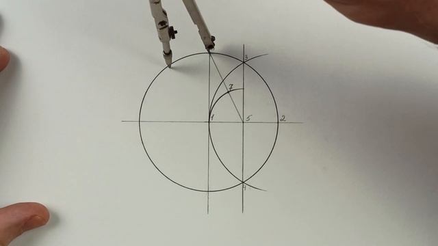 Как разделить окружность на 10 частей How to divide a circle into 10 parts смотреть онлайн