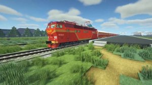 Вагон ТВЗ СВ 1-класс «Красная стрела» в Майнкрафт Immersive Railroading от автора nordon73.