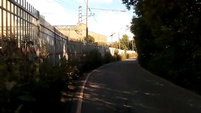 Москва 2907 Николаевский тупик, ж/д платформа Рижская (Ленинградское направление D3) лето день смотреть онлайн