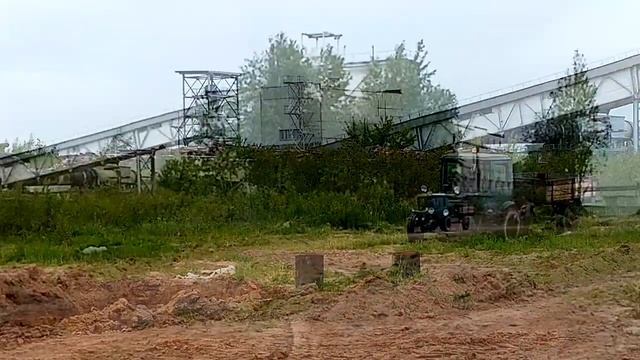 Самодельный трактор с дизелем Д-21 смотреть онлайн