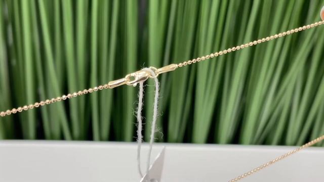 Золотая шариковая цепочка