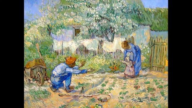 Картинка нарисованная. Винсент Ван Гог, картина, домик, первые шаги, отец, папа, живопись, любовь смотреть онлайн