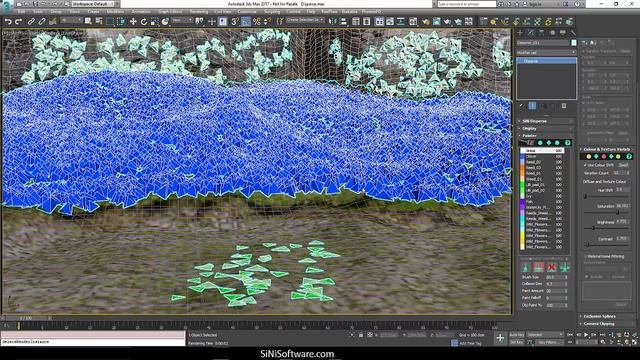 3ds Max plugin Disperse - How To Paint Using 3D Assets смотреть онлайн