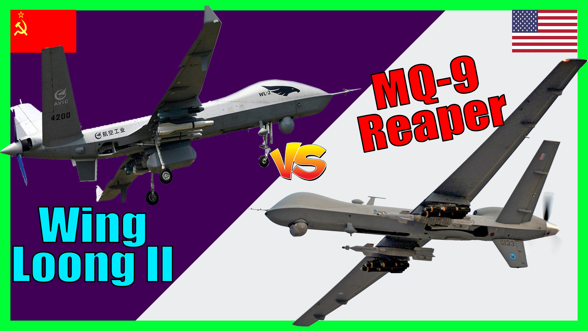 Wing Loong 2 против MQ-9 Reaper - что лучше? | Сравнение разведывательно-ударного дрона Китая И США смотреть онлайн