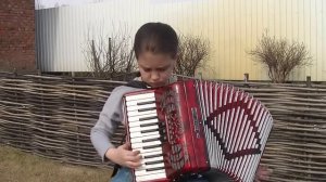 "ТИКО ТИКО" в исполнении Алины Хлебновой аккордеон  9 лет