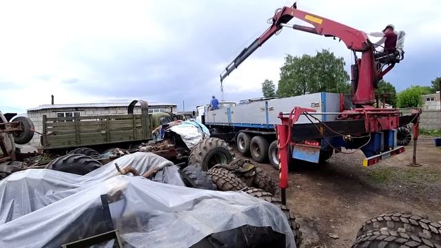 Багги с двигателем V8 КАМАЗ!!! Покупка и запуск мотора. смотреть онлайн