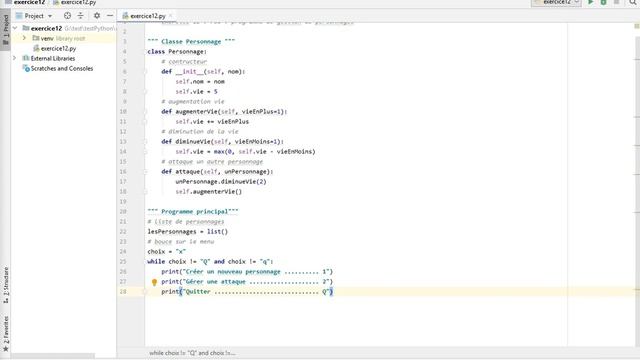 Python n°12 : Classe et liste d'objets смотреть онлайн