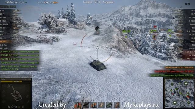 WOT: - Object 704 - 1 frag смотреть онлайн