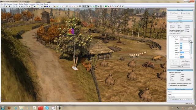 Company of Heroes 2 World Builder эффект падающих с деревьев листьев CoH2 Урок 23 смотреть онлайн