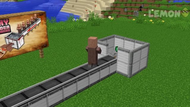 What if YOU USE THE SCARY SHREDDER vs VILLAGERS in Minecraft ? NEW SHREDDER TROLLING ! смотреть онлайн