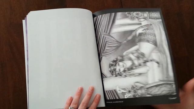 Flip Through - Spellbinding Images: A Grayscale Fantasy Coloring Book: Volume 3: Beginner's Edition смотреть онлайн