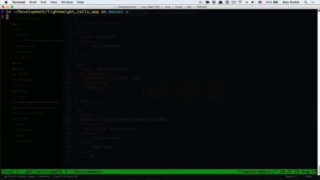 Running Ruby on Rails app with Docker and docker-compose смотреть онлайн