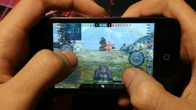Как Идет WoT Blitz (ver. 5.5) на iPhone 4s смотреть онлайн