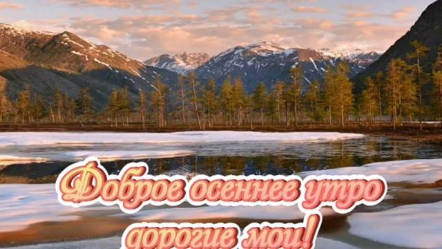Доброе осеннее утро дорогие мои! Желаю вам хорошего и благословенного дня! Мира ?, здоровья! смотреть онлайн