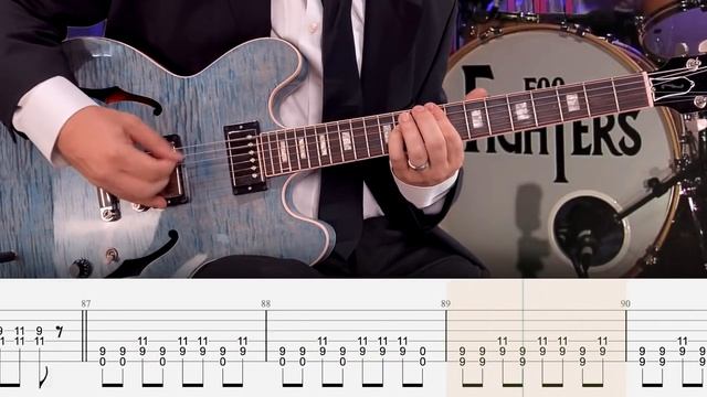 Everlong - Foo Fighters (Табулатура) Guitar Tutorial TABS смотреть онлайн