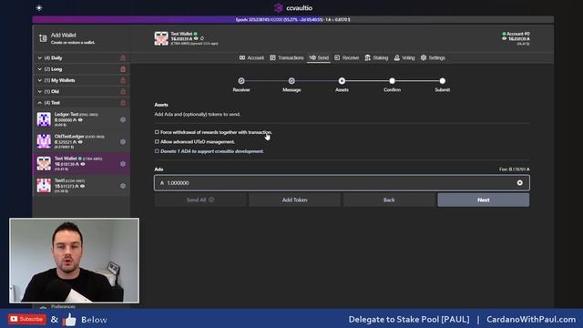 Full Tutorial On Cardano Wallet Eternl (Formally Ccvault)!