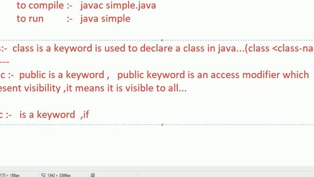 Parameters Explanation used in First java Program смотреть онлайн