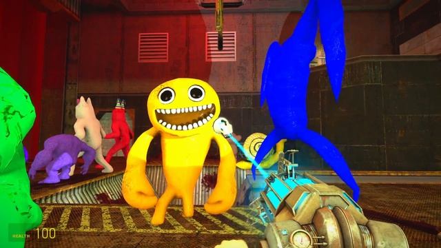 GARDEN OF BAN BAN 2 Factory vs Rainbow Friends vs Alphabet Lore | Garry's Mod Garten of Banban 2 смотреть онлайн