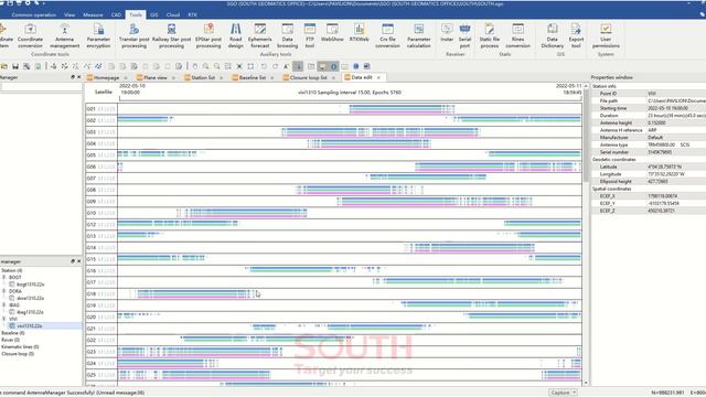 Procesamiento De Datos GNSS Estáticos En SOUTH GEOMATICS OFFICE (SGO).