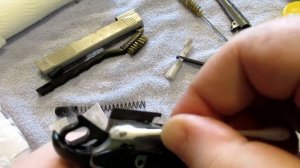 Cleaning a Tisas 1911 Pistol
