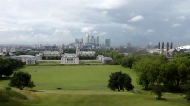 View from Royal Observatory, Greenwich - London (England) смотреть онлайн