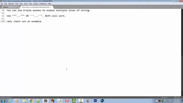 Python Tutorial 6 | Print Function смотреть онлайн